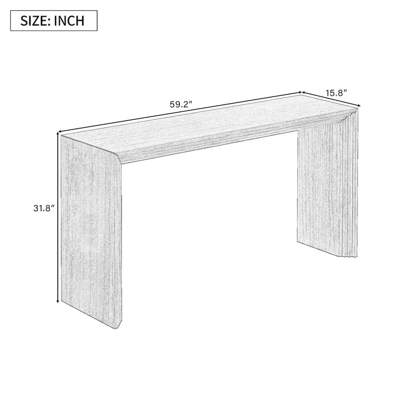 Table console de style moderne