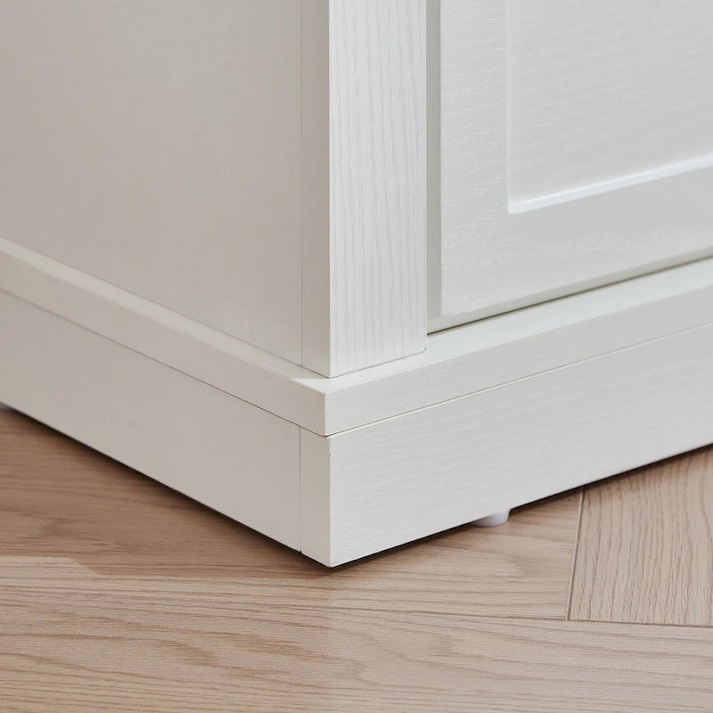 Kommode im Landhausstil mit 5 Schubladen, hohe Schubladenkommode und Stauraumorganizer fürs Wohnzimmer