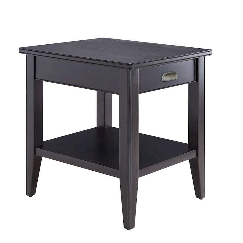 Table d’appoint en forme de coin pour fauteuil inclinable, avec étagère