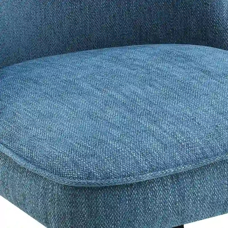 Silla lateral de comedor de tela, silla decorativa moderna con patas de metal negro