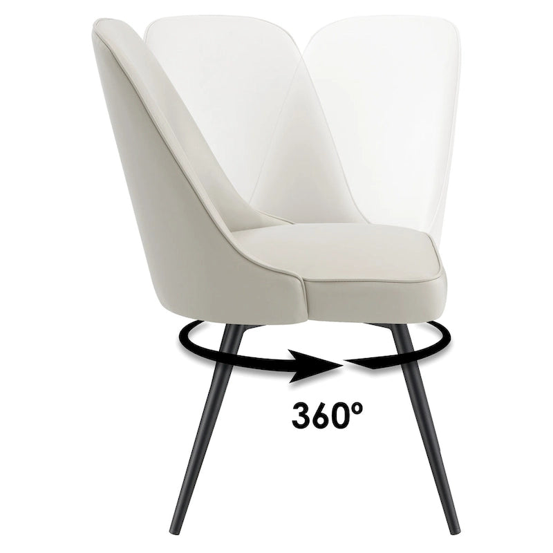 Silla lateral de comedor de tela, silla decorativa moderna con patas de metal negro