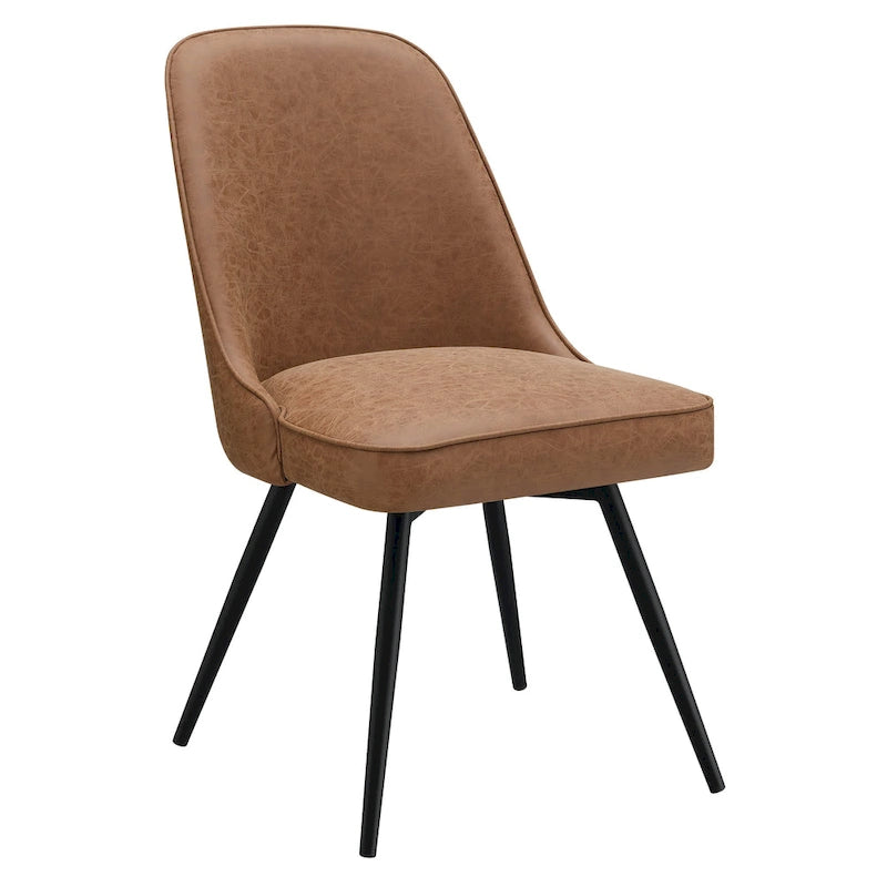 Silla lateral de comedor de tela, silla decorativa moderna con patas de metal negro