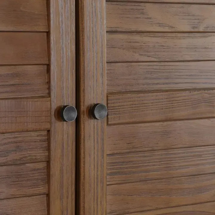 Armoire à 3 portes en bois massif