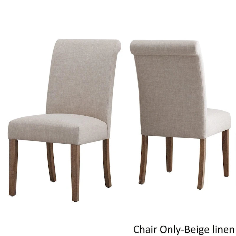 Chaise de salle à manger élégante à housse amovible, en tissu doux, pour des repas chaleureux en famille