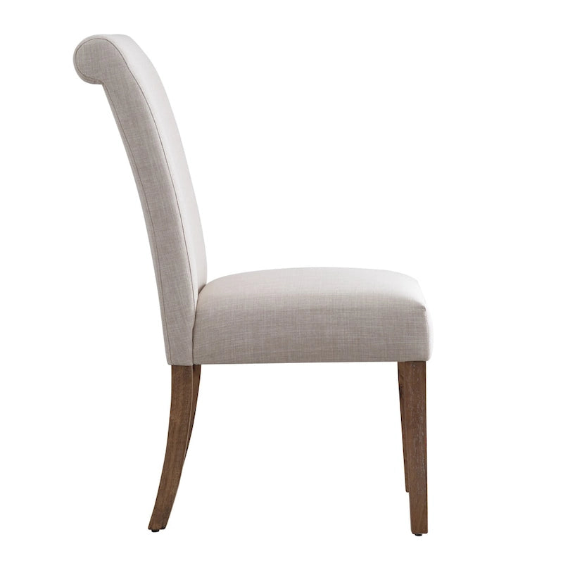 Chaise de salle à manger élégante à housse amovible, en tissu doux, pour des repas chaleureux en famille