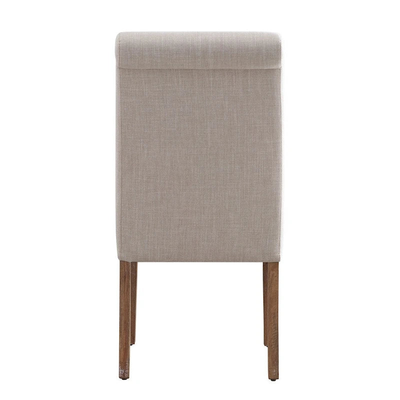 Chaise de salle à manger élégante à housse amovible, en tissu doux, pour des repas chaleureux en famille