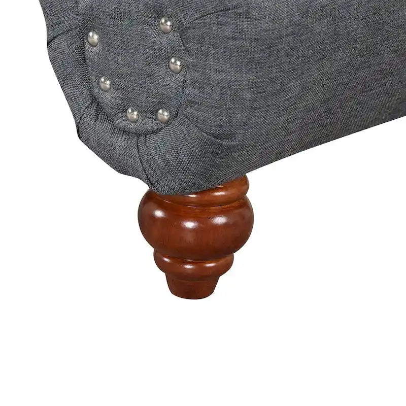 Moderner armloser Chaiselongue-Sessel aus Samt für den Innenbereich mit 1 Nackenrolle