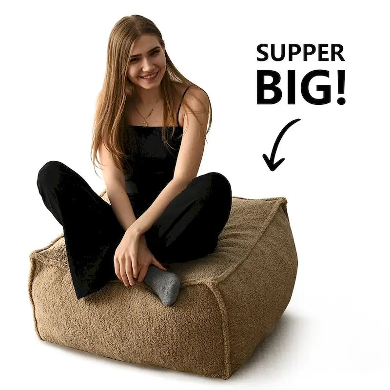 Sitzsackstuhl, Sofa, Hocker und Pouf 28x 28 fürs Wohnzimmer