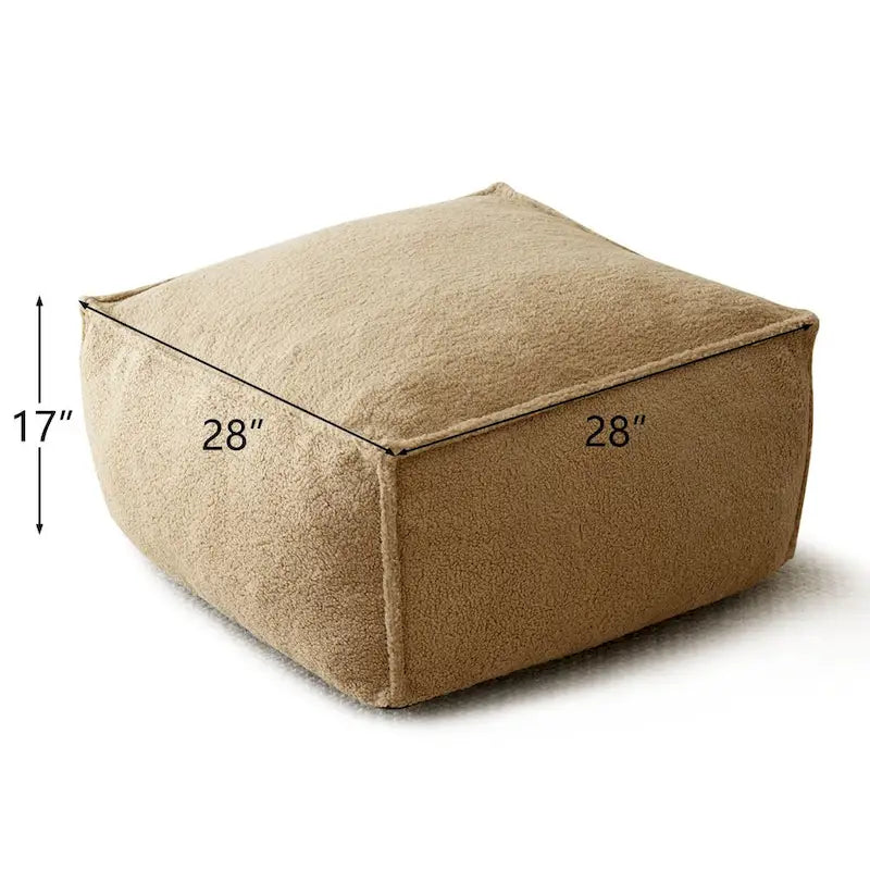Sitzsackstuhl, Sofa, Hocker und Pouf 28x 28 fürs Wohnzimmer