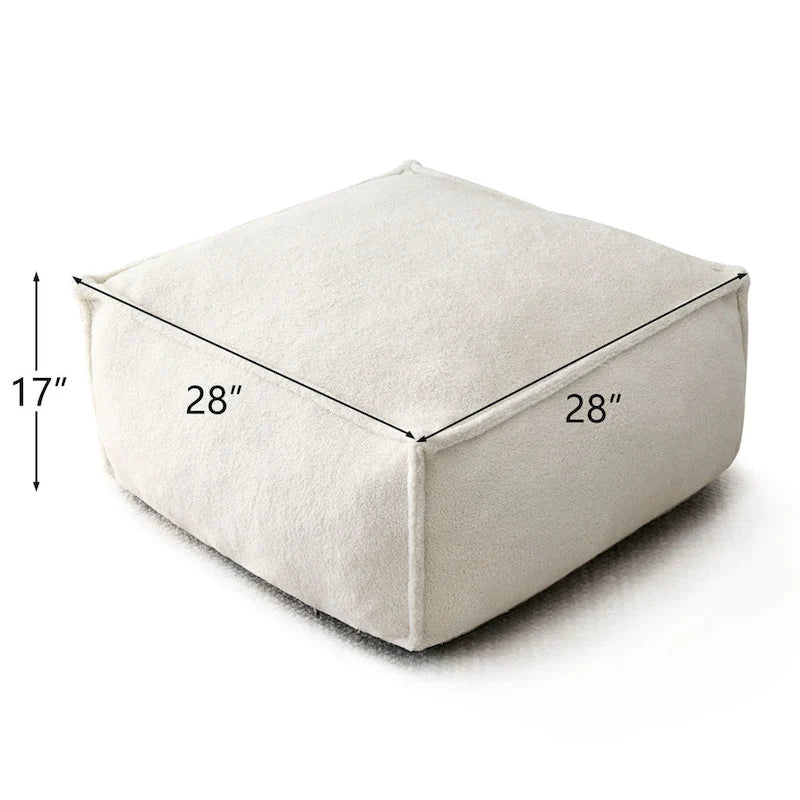 Sitzsackstuhl, Sofa, Hocker und Pouf 28x 28 fürs Wohnzimmer