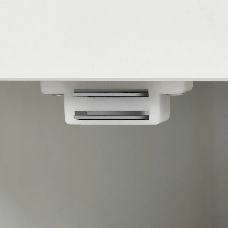 Mesa auxiliar estilo granja con estación de carga, mesa lateral para sofá con USB y almacenamiento