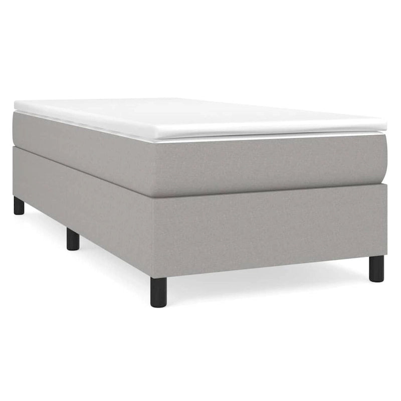 Cadre de lit plateforme pour sommier et matelas, base de lit en tissu pour chambre