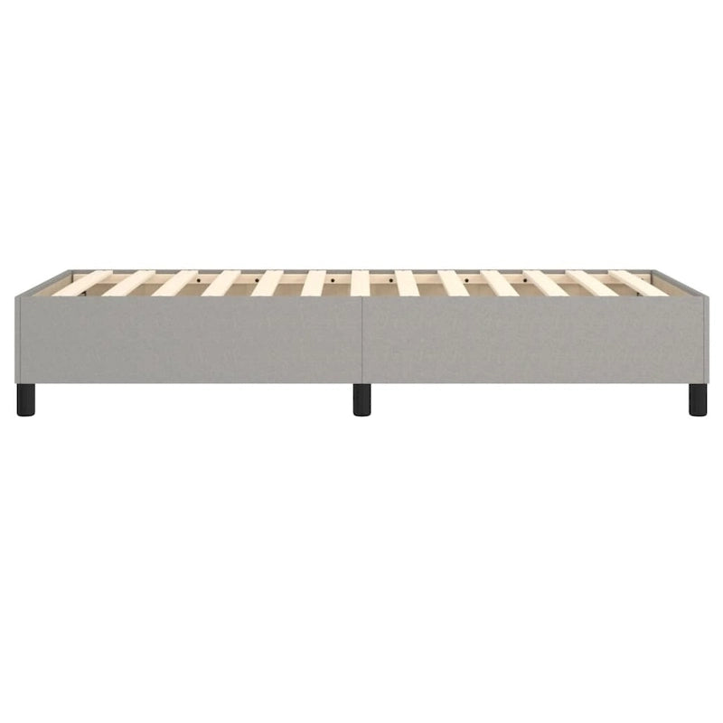 Cadre de lit plateforme pour sommier et matelas, base de lit en tissu pour chambre