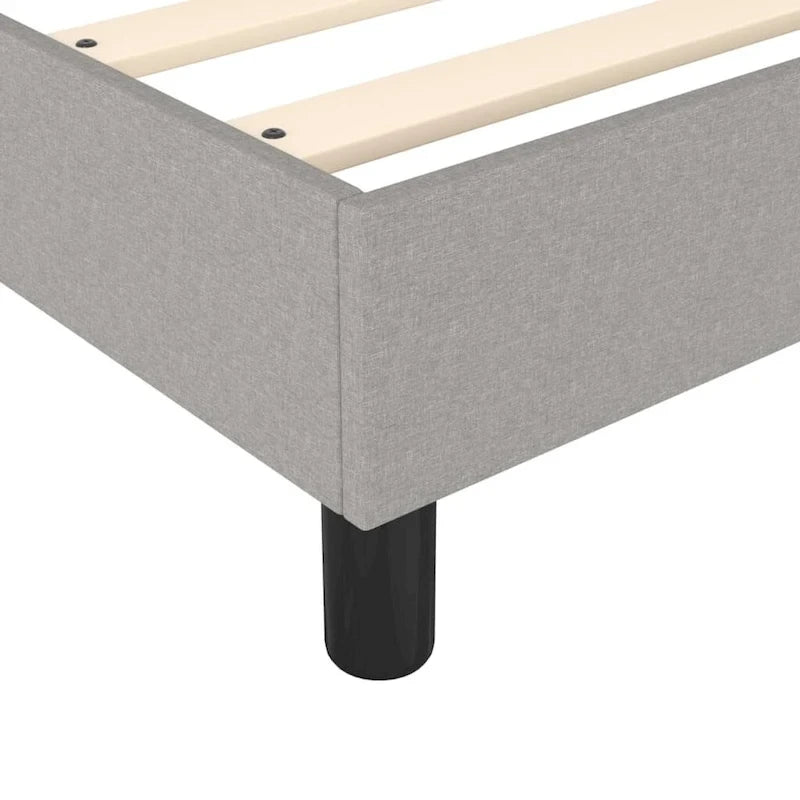 Bettrahmen mit Boxspring-Unterbau, Plattformbett, Matratzenunterbau, Schlafzimmer, Stoff