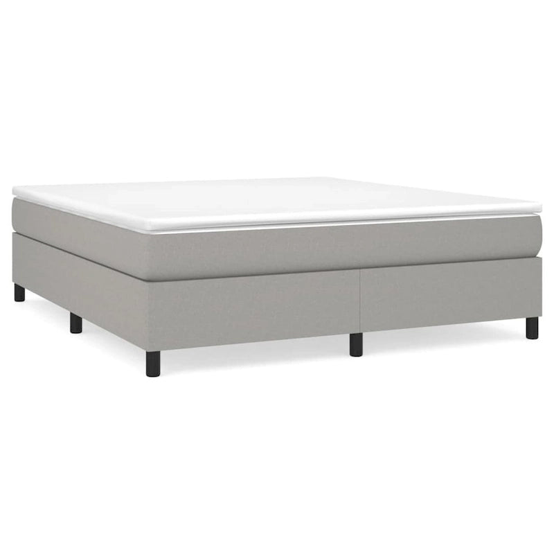 Bettrahmen mit Boxspring-Unterbau, Plattformbett, Matratzenunterbau, Schlafzimmer, Stoff
