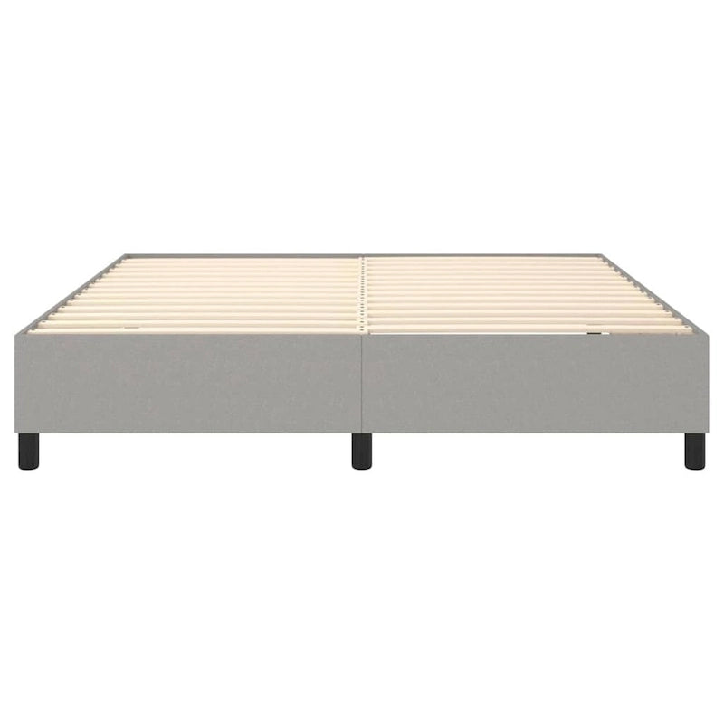 Bettrahmen mit Boxspring-Unterbau, Plattformbett, Matratzenunterbau, Schlafzimmer, Stoff