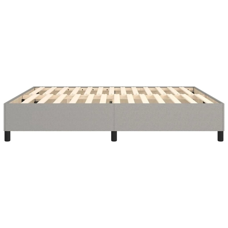 Bettrahmen mit Boxspring-Unterbau, Plattformbett, Matratzenunterbau, Schlafzimmer, Stoff