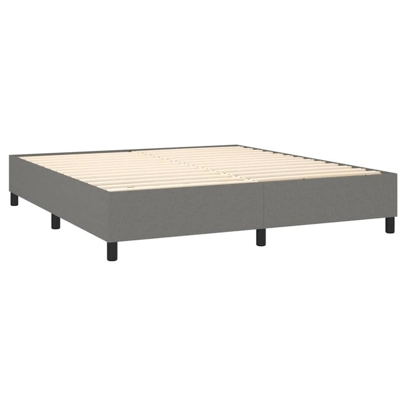 Bettrahmen mit Boxspring-Unterbau, Plattformbett, Matratzenunterbau, Schlafzimmer, Stoff