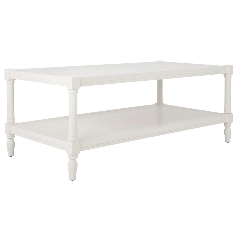 Weißer Couchtisch - 47.2 x 23.6 x 18.9 - 47Wx24Dx19H