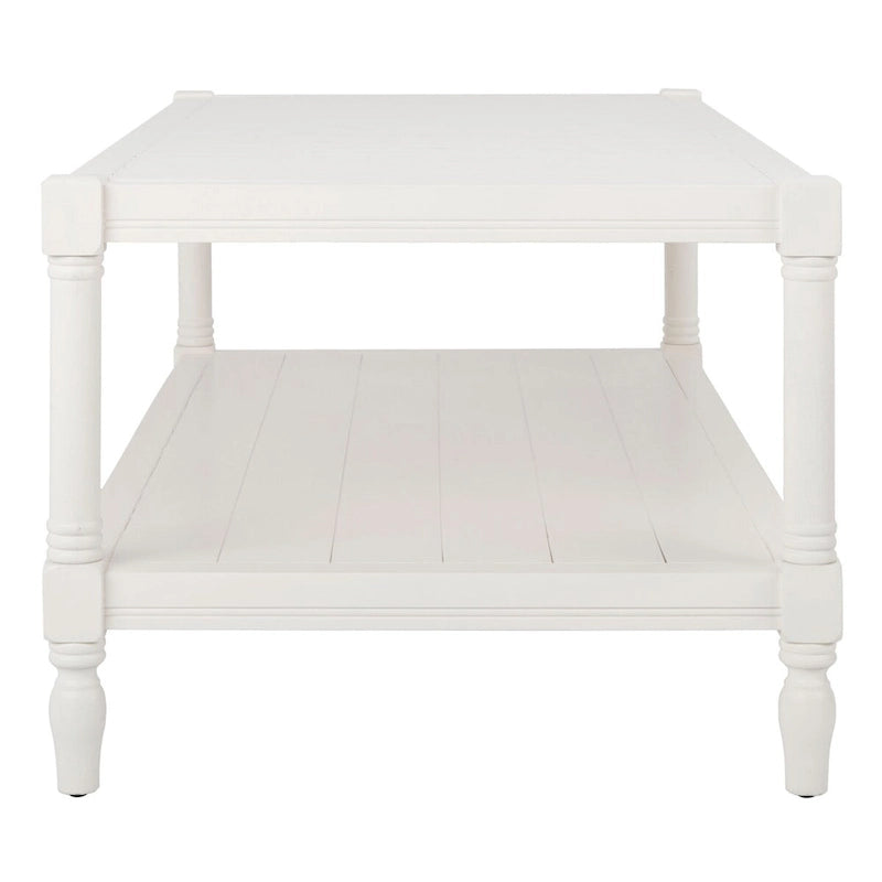 Weißer Couchtisch - 47.2 x 23.6 x 18.9 - 47Wx24Dx19H