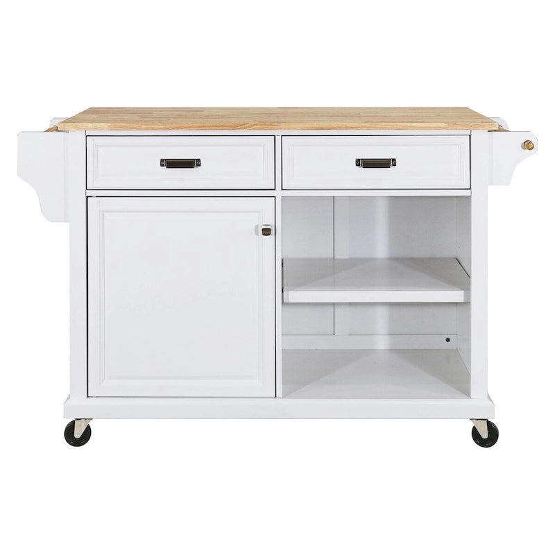 Chariot îlot de cuisine avec rangement pour la salle à manger