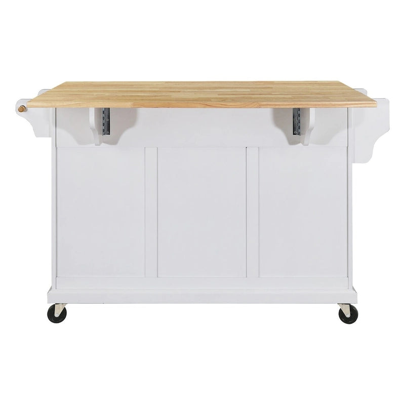 Chariot îlot de cuisine avec rangement pour la salle à manger