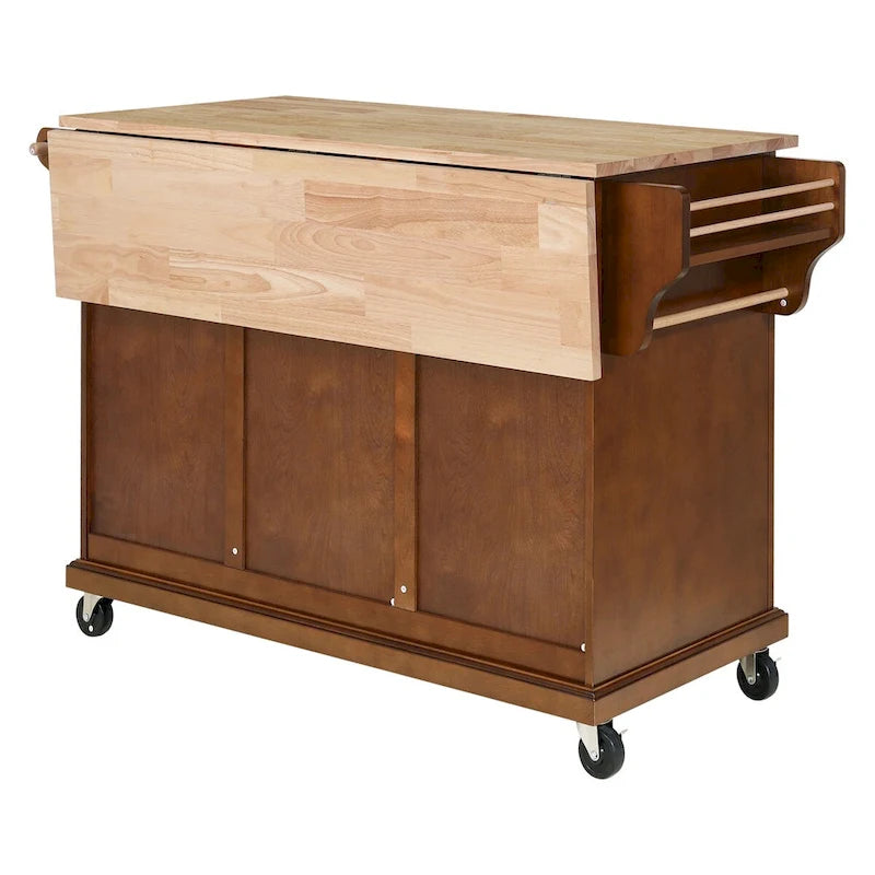 Chariot îlot de cuisine avec rangement pour la salle à manger
