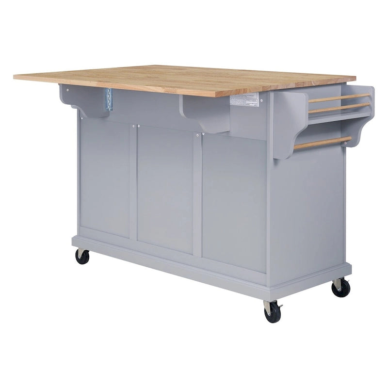 Chariot îlot de cuisine avec rangement pour la salle à manger
