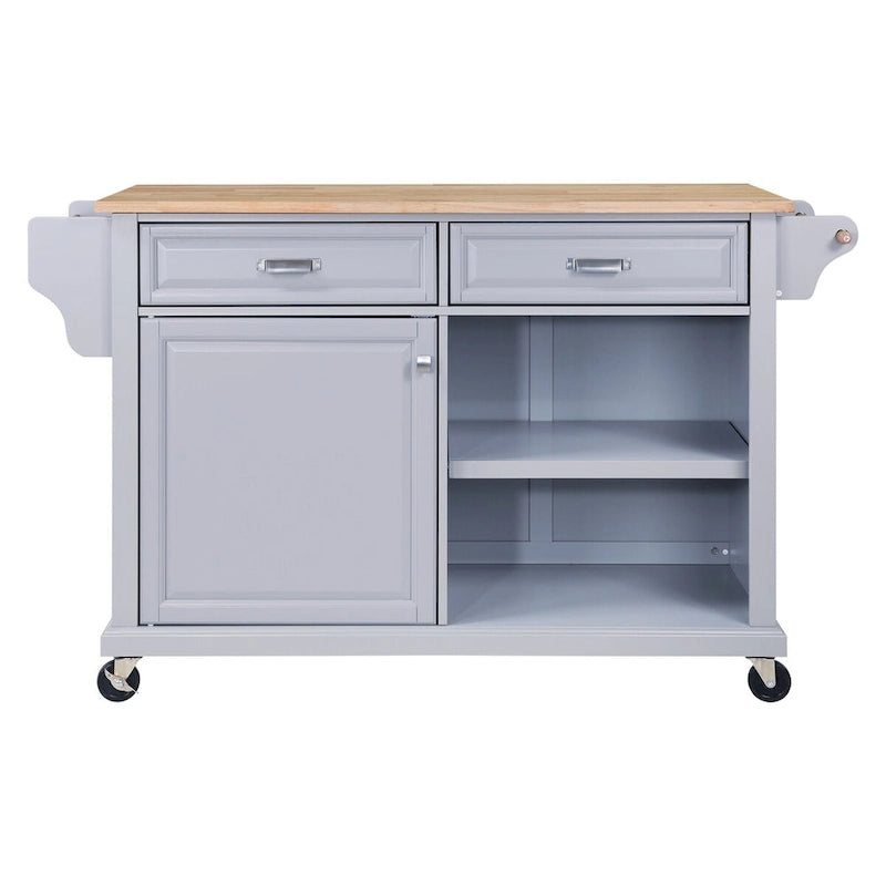 Chariot îlot de cuisine avec rangement pour la salle à manger