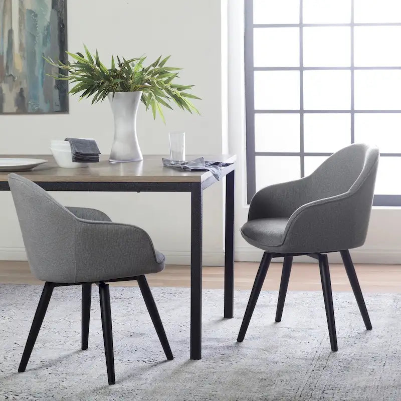 Fauteuil pivotant à dossier en dôme
