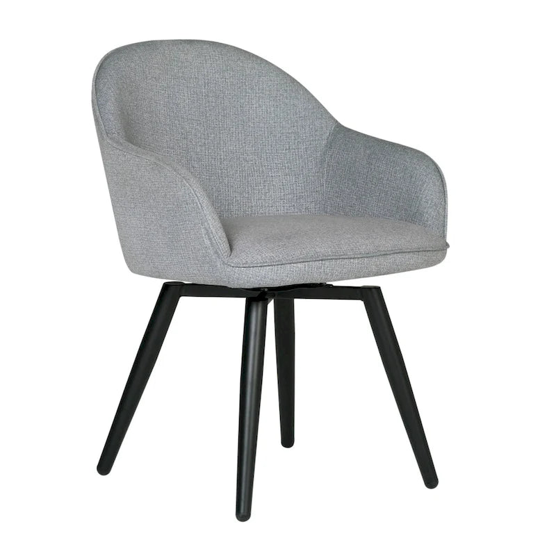 Fauteuil pivotant à dossier en dôme