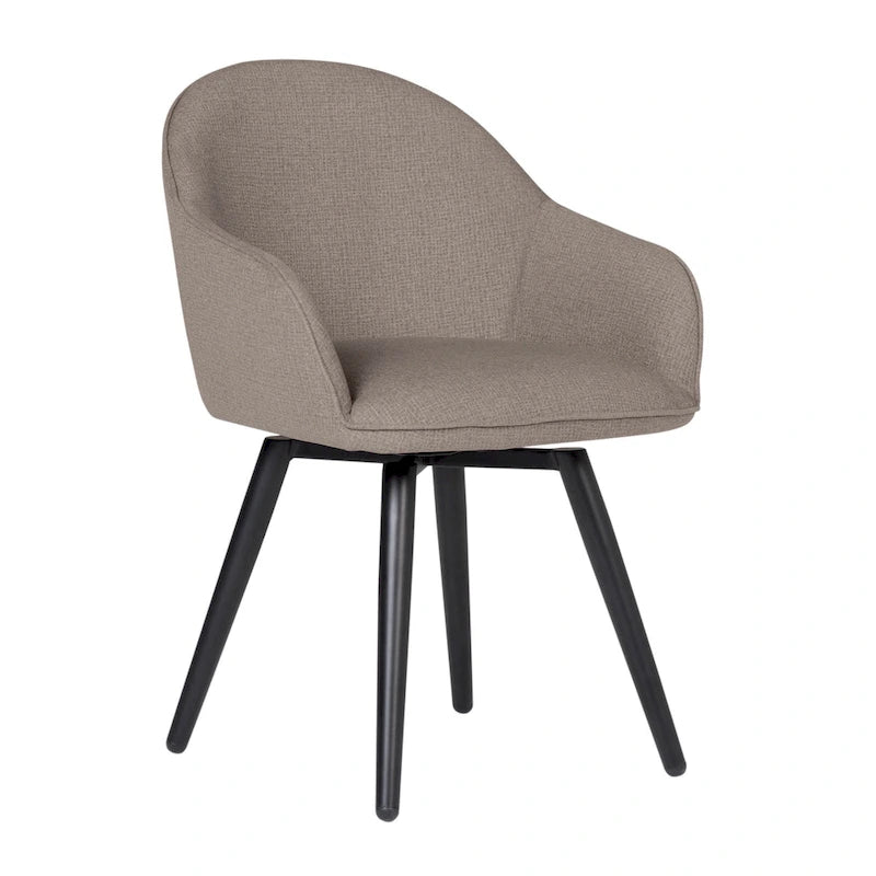 Fauteuil pivotant à dossier en dôme