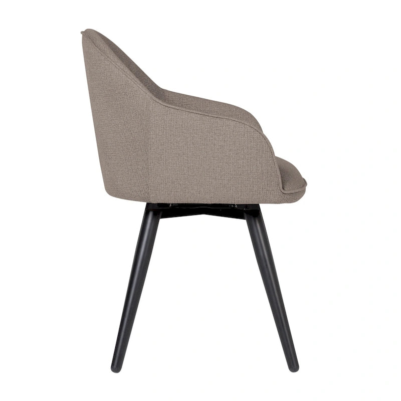 Fauteuil pivotant à dossier en dôme