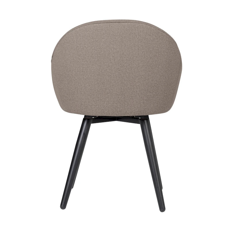 Fauteuil pivotant à dossier en dôme