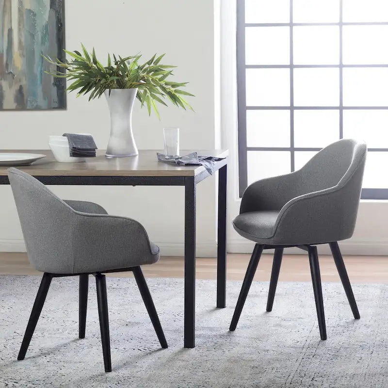 Fauteuil pivotant à dossier en dôme