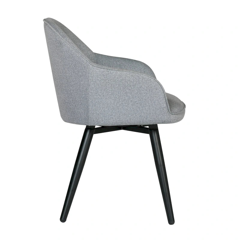 Fauteuil pivotant à dossier en dôme