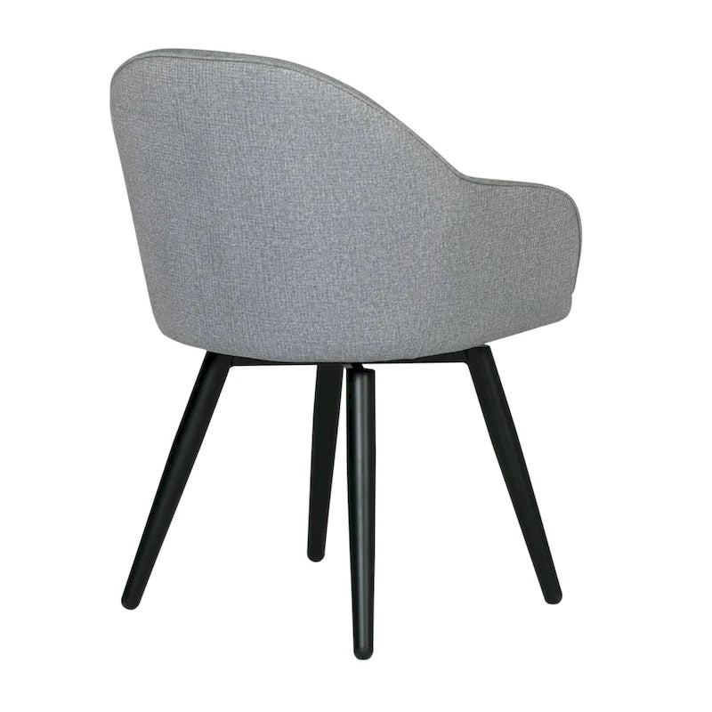 Fauteuil pivotant à dossier en dôme