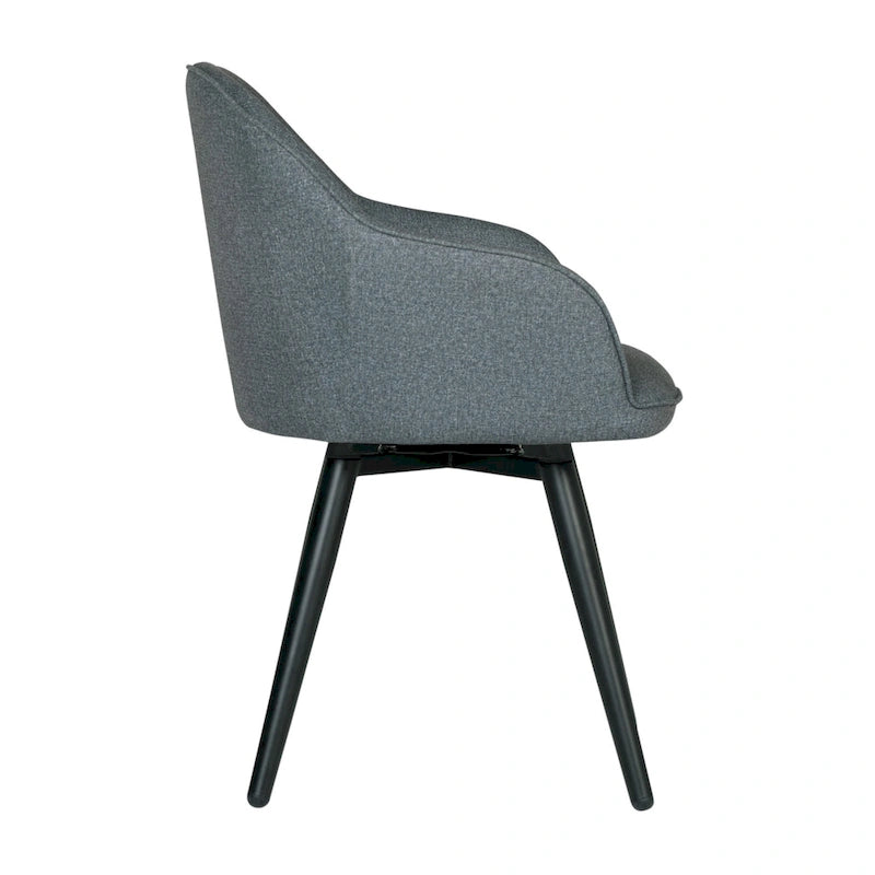 Fauteuil pivotant à dossier en dôme