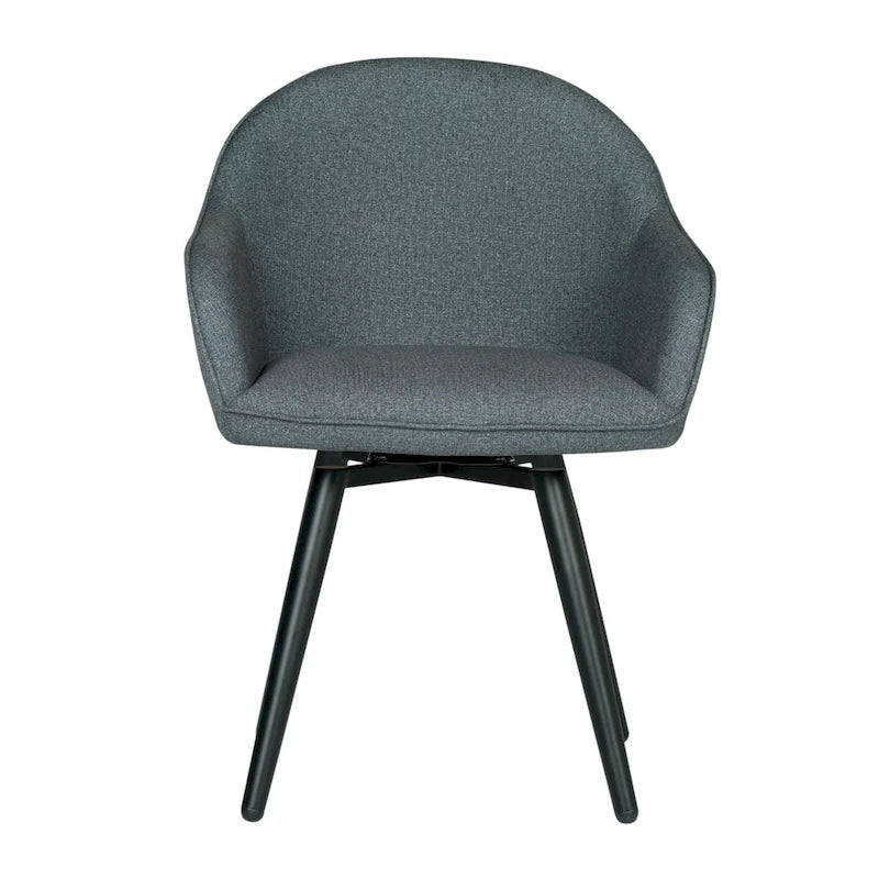 Fauteuil pivotant à dossier en dôme