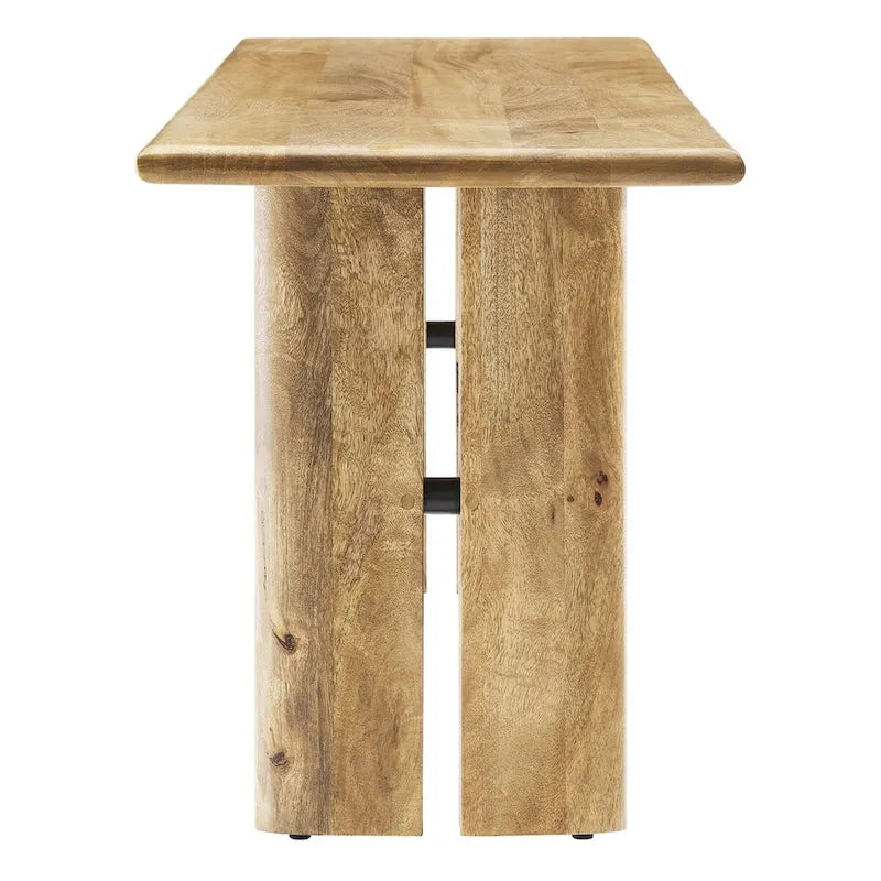 Console en bois naturel, table d’entrée rustique et chaleureuse pour accueillir vos proches à la maison