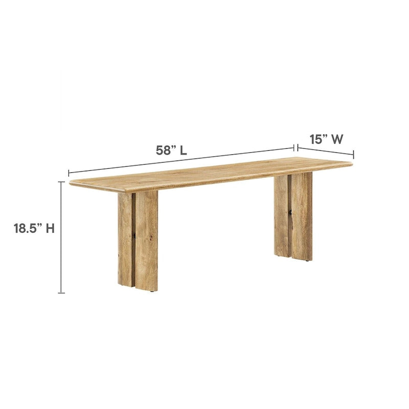 Console en bois naturel, table d’entrée rustique et chaleureuse pour accueillir vos proches à la maison