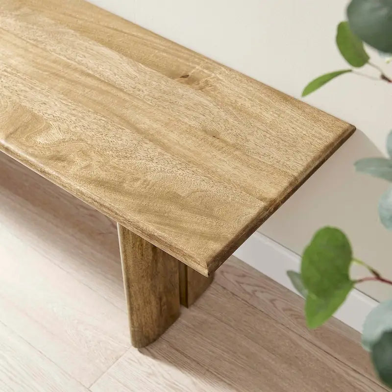 Console en bois naturel, table d’entrée rustique et chaleureuse pour accueillir vos proches à la maison