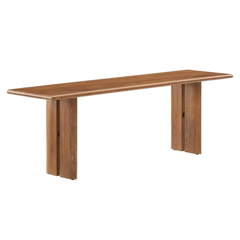 Console en bois naturel, table d’entrée rustique et chaleureuse pour accueillir vos proches à la maison