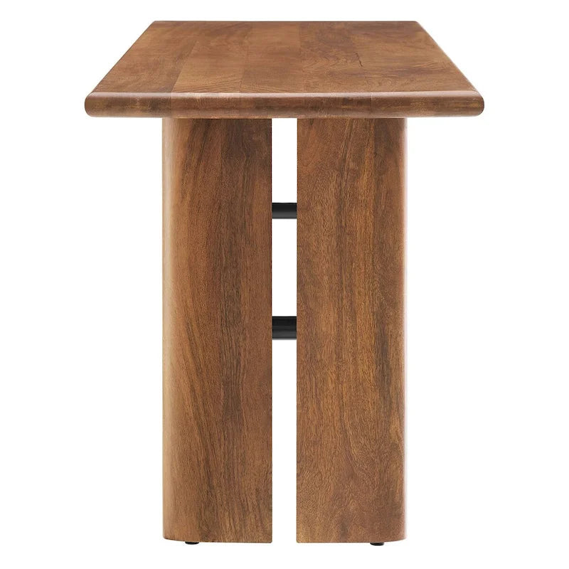 Console en bois naturel, table d’entrée rustique et chaleureuse pour accueillir vos proches à la maison
