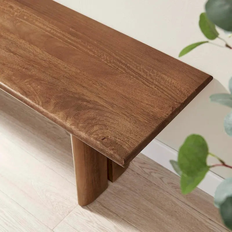 Console en bois naturel, table d’entrée rustique et chaleureuse pour accueillir vos proches à la maison
