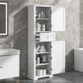 Armario alto de baño con cajón y repisa ajustable