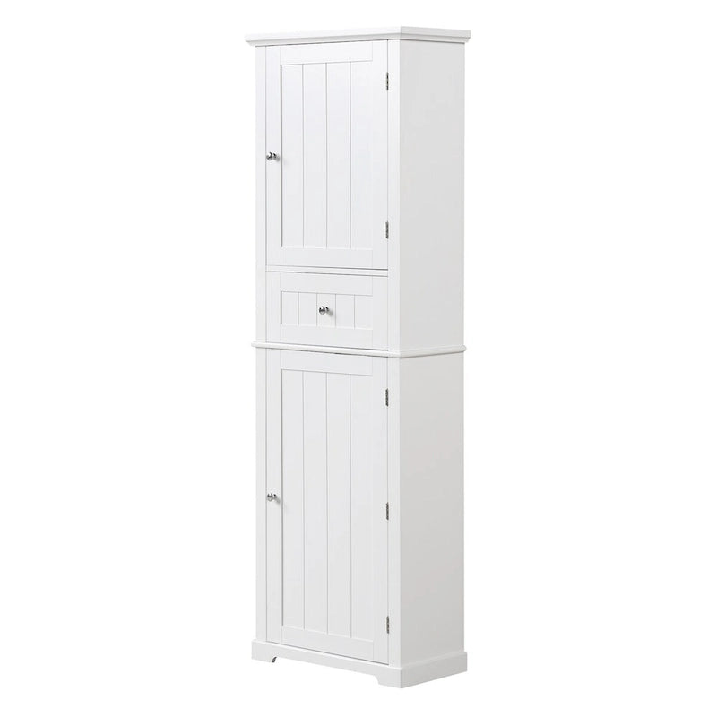 Armario alto de baño con cajón y repisa ajustable
