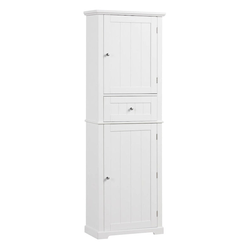Armario alto de baño con cajón y repisa ajustable