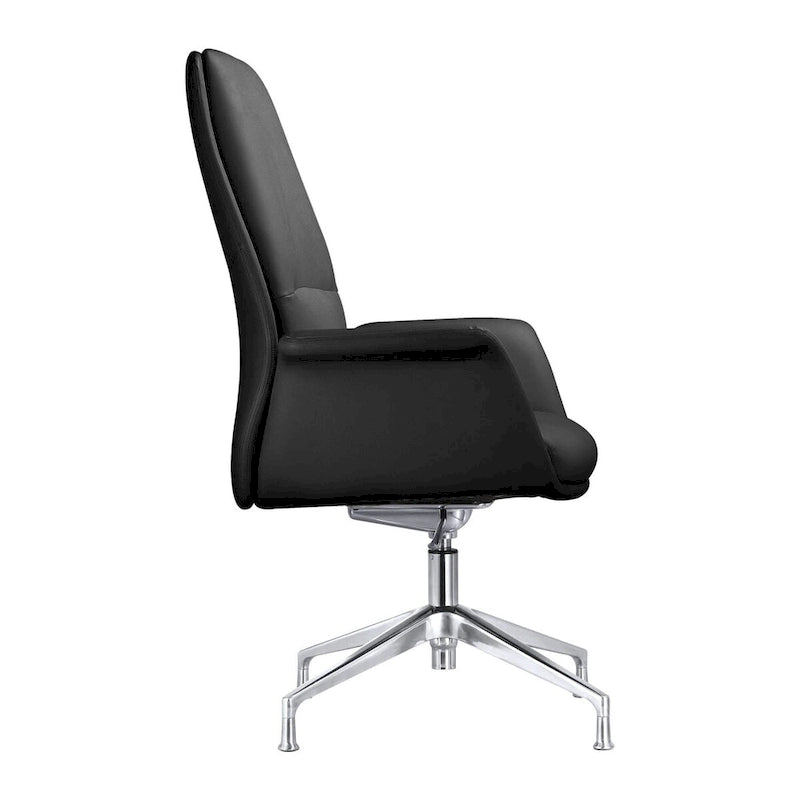 Silla de oficina moderna con altura ajustable y asiento giratorio
