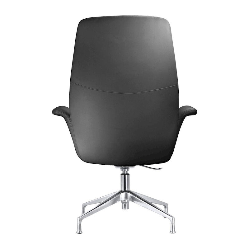 Silla de oficina moderna con altura ajustable y asiento giratorio